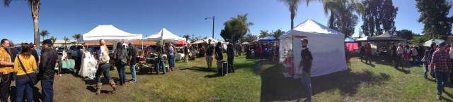 Panorama shot of the Flea market!