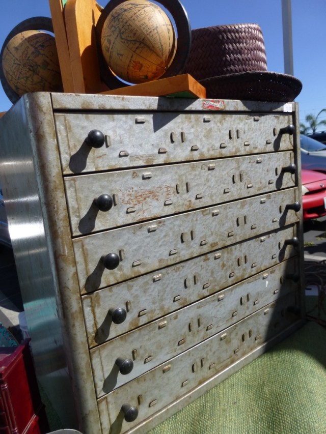 Old slide cabinet went home at the end of the day
